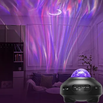 Lampička Projekční lampa s hvězdnou oblohou a polární září