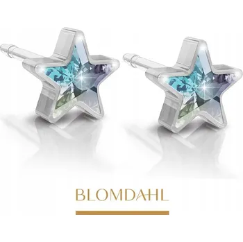 Náušnice Hypoalergenní Náušnice BLOMDAHL Star Rainbow 6 mm