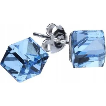 Náušnice Stříbrné náušnice 925 s křišťály Swarovski 0,65g