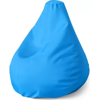 Sedací pytel Sablio Sedací vak Pear Azurová - 70 x 95 x 15 cm