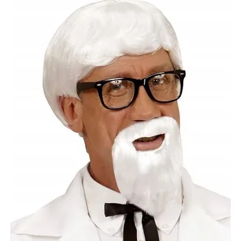 Karnevalová paruka Widmann paruka krátké vlasy bílá