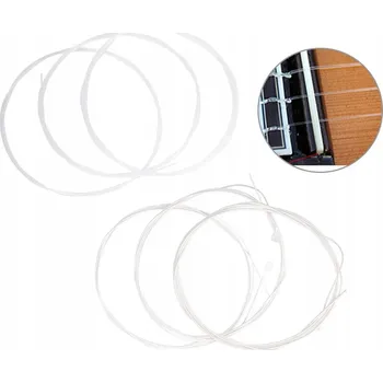 Struna pro kytaru a smyčcový nástroj NYLONOVÉ STRUNY PRO KLASICKOU KYTARU D-4 A-5 E-6