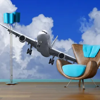 Tapeta Sablio Tapeta Letadlo při přistání - 125x75 cm
