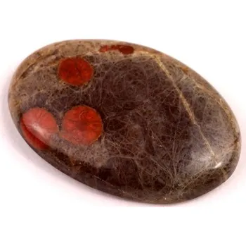 Přírodní kámen Kabošon Mexican Peanut Wood č.7632 (28x19x5mm)