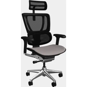 Alba Kancelářská židle JOO ELITE čalouněný sedák Barva: šedá