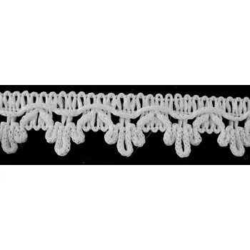 Galonový prýmek - bílá - šíře 2 cm