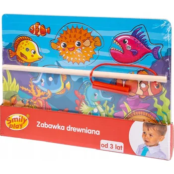 Dřevěná hračka Dovednostní hra Rybaření Smily Play