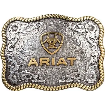 Opasek *W* Přezka na pásek Ariat® Rectangular Edged Silver Kolekce 2025/26