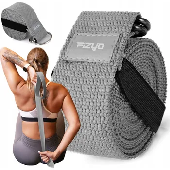 podložka na cvičení POPruh NA JÓGU PILATES PRO STREČINK FIZYO YOGA BELT ŠIROKÝ POPRUH 100% BAVLNA