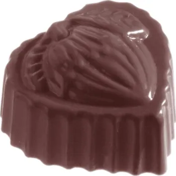 Forma na pečení Forma na pralinky (srdce s lískovým oříškem 11g) 4x8 tvarů/forma