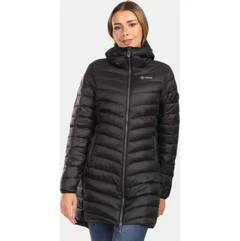 Dámský kabát Dámský prošívaný kabát Kilpi LEILA-W černá 38