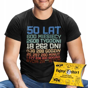 Pánské tričko Tričko k 50. narozeninám pro tátu, pro něj manžela, chlapa + balení