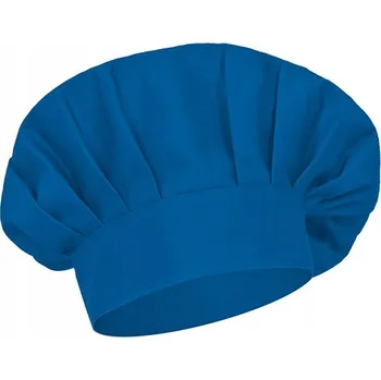 Čepice Kuchařská čepice šéfkuchaře, modrá (chrpa)
