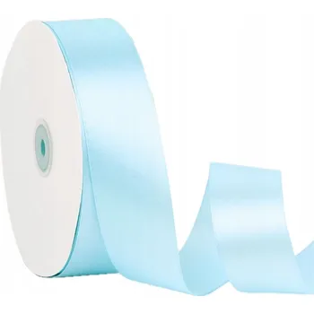 Stuha Saténová stuha 91 m x 4 cm modrá