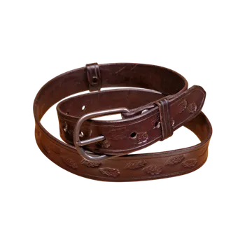 Opasek Zubíček Kožený myslivecký opasek - šíře 3 cm Délka: 90 cm