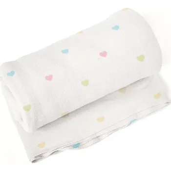 deka Sablio Deka Barevná srdíčka na béžové - 150x120 cm