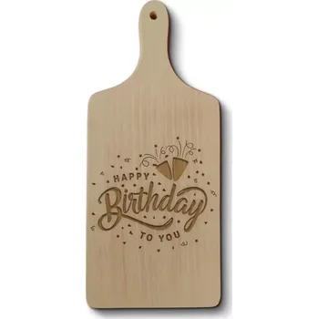 Kuchyňské prkénko Sablio Prkénko Happy birthday to you 2