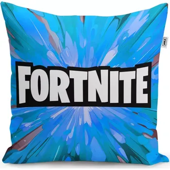 Polštář Sablio Polštář FORTNITE modrá - 50x50 cm