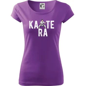 Dámské tričko Karate bojovník - Dámské triko Pure - XS ( Fialová )