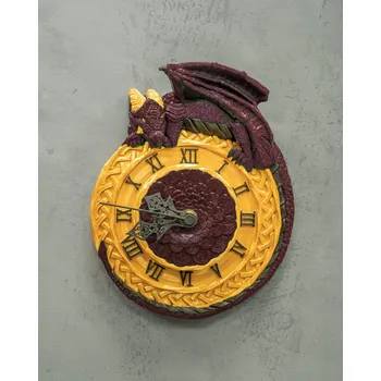 Hodiny Hodiny - Strážce času (zlatá + šarlatová)