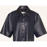 Sem Per Lei Dámská Kožená Bunda S Ozdobnými Kamínky A...