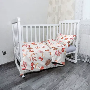 Povlečení Sablio Dětské povlečení do postýlky Podzimní harmonie - 120x90 / 40x60