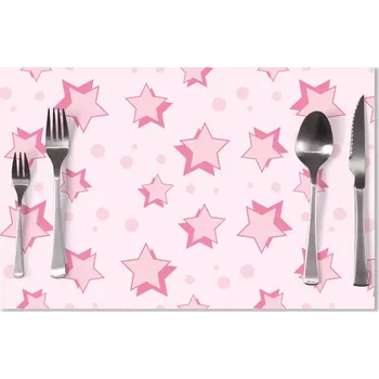 prostírání Sablio Prostírání Růžové hvězdičky: 40x30cm