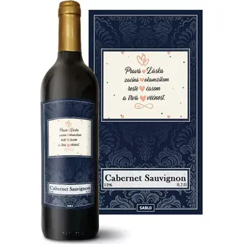 Víno Sablio Červené víno Pravá láska: 0,75 l