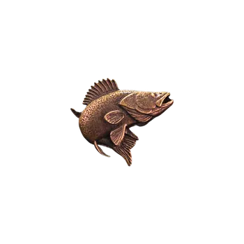 Zubíček Candát (odznak na klobouk)