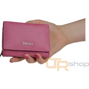 Peněženka SG-7106 dámská kožená peněženka Segali - Červená
