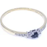 Diante Zlatý prsten s brilianty a safírem 83001435.57