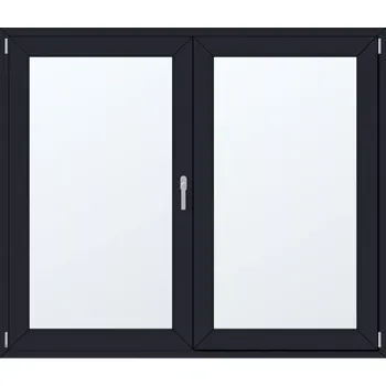 Okno Dvoukřídlé plastové okno levé 182x140