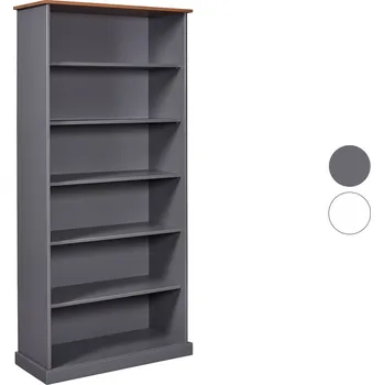 Knihovna Inter Link Westerland šedá; sépiová/hnědá