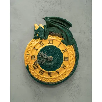 Hodiny Hodiny - Strážce času (zlatá + zelená)