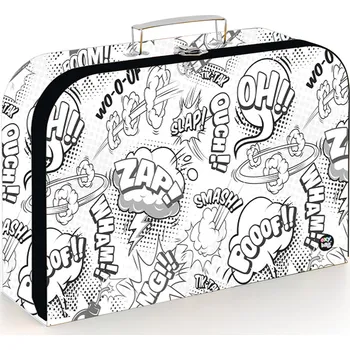 Školní kufřík Kufřík lamino 34 cm Komiks White