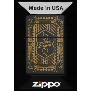 Benzínový Zapalovač Zippo 1932 Black Matte