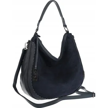 Dámská kabelka shopper vak semiš A4 elegantní taška CC6632 Tmavě modrá