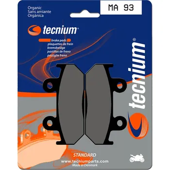 Nářadí na motocykly Brzdové destičky TECNIUM Street Organic - MA93 MA93