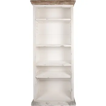 Knihovna Clayre & Eef - Dřevěná knihovna s nastavitelnými policemi 5H0750W