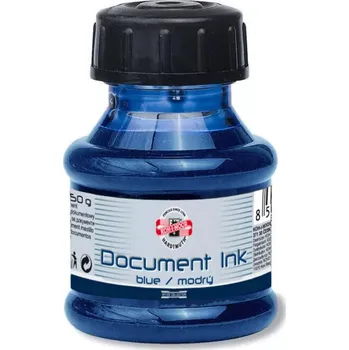 Náplň do psacích potřeb Inkoust dokumentační KOH-I-NOOR 50 ml, modrý 598313