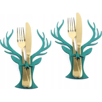 Příbor Vánoční Pouzdro na příbory 21 cm