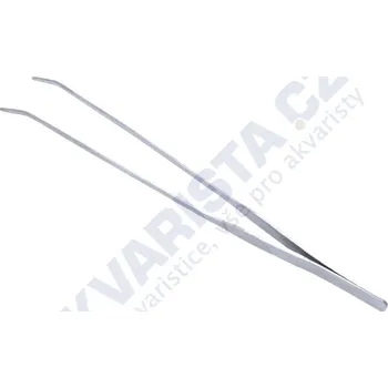 AKVARISTA.cz Pinzeta pro aquascaping, standard 27 cm zahnutá