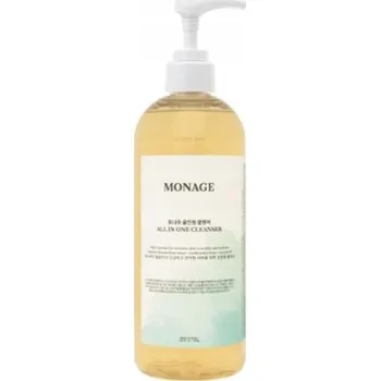 Čistící gel Jemný gel na mytí obličeje, těla a vlasů (Čisticí přípravek vše v jednom) Monage