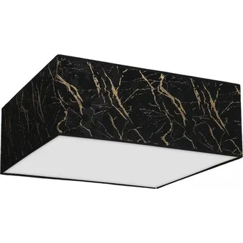 SENSO ČERNÁ/ZLATÁ čtverec Stropní svítidlo 3xE27 Milagro MLP7293