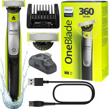 Holicí strojek Philips ONE BLADE 360 NASADKA 5v1