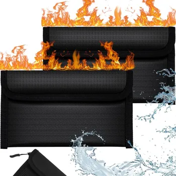 Ohnivzdorná taška na dokumenty 20,5x12 cm obálka, ochrana proti ohni x2