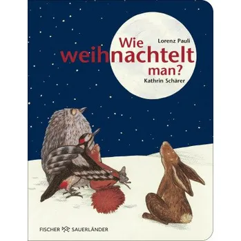 První čtění Wie weihnachtelt man? (Kathrin Schärer)(Leporelo)