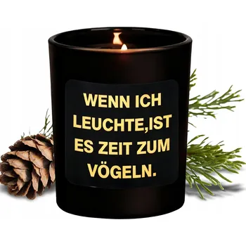 Svíčka CEDROVÉ DŘEVO Vonná sójová svíčka Svíčky ve skle 360g