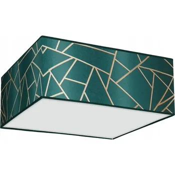 Stropní Svítidlo čtvercový Milagro 50 x 50 cm zelený, žlutý