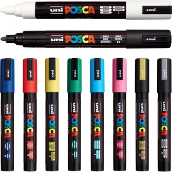 Uni POSCA PC-5M Yellow #ffed02